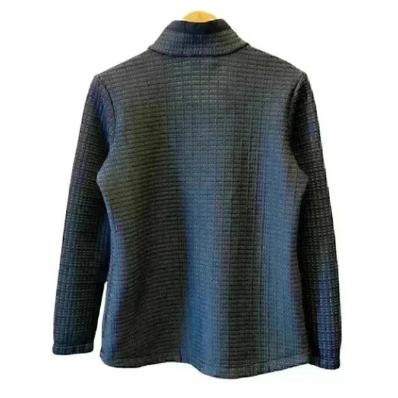 Columbia Sweater Saturday Trail Pullover  Long Sleeves Black Heather Medium - Picture 2 of 15